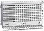 Socle enfichable Hager uniway 160A 180mm 20 places pour barres 15×3mm 6 pièces 