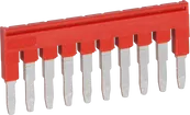 Pont enfichable 5mm 10L rouge CLIPLINE 