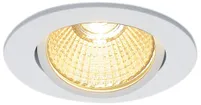 Downlight LED INC SLV NEW TRIA 68, 12W 800lm 3000K 38° rond blanc mat 