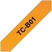 Schriftbandkassette TC 12mm×7.7m orange 