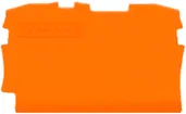 Abschluss-Zwischenplatte WAGO 0.7mm orange 