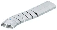Canale di cavo R&M flessibile 1m, grigio chiaro 